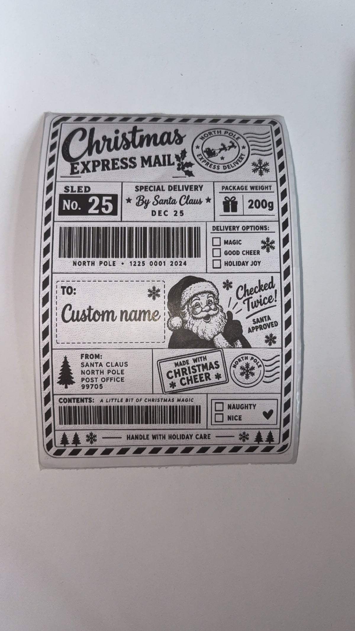 CHRISTMAS EXPRESS MAIL LABELS 🎄🎅🏻