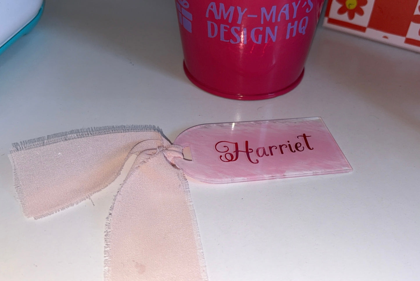 Acrylic Table place name tag's ￼