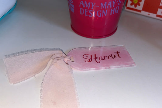 Acrylic Table place name tag's ￼