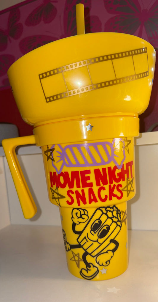 movie night treat cup 🎬🍿🍬