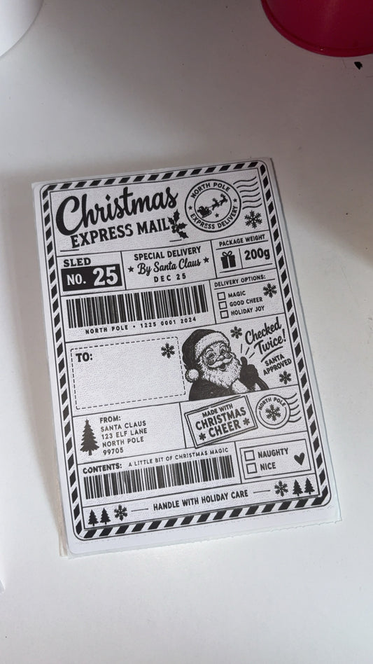 CHRISTMAS EXPRESS MAIL LABELS 🎄🎅🏻