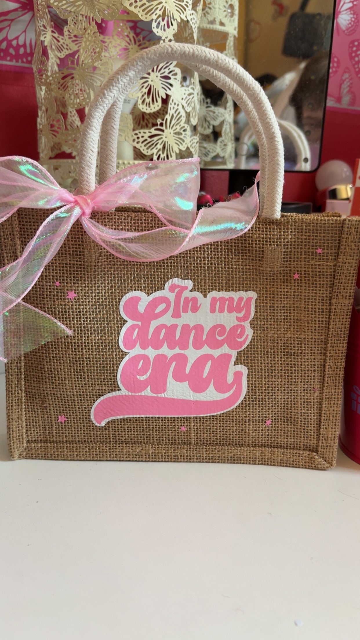 Small Jute Bag-In my dance era