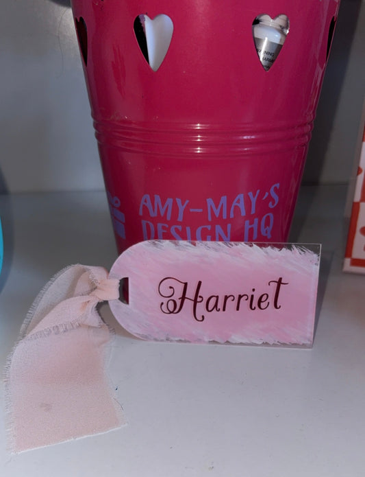Acrylic Table place name tag's ￼