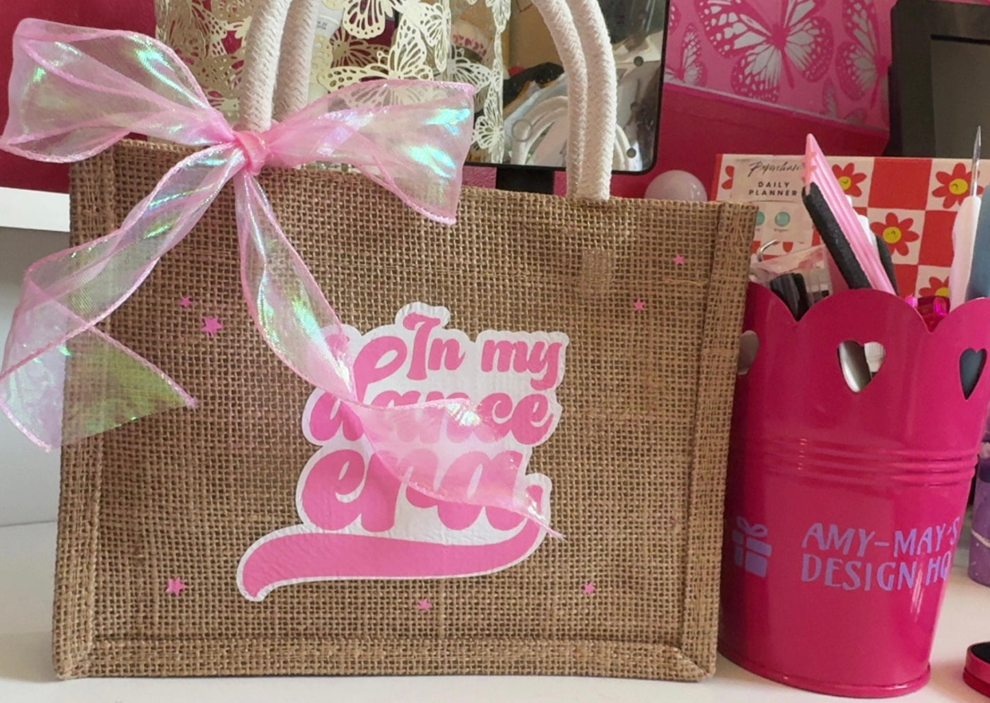 Small Jute Bag-In my dance era